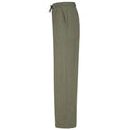 Khaki - Side - SF Womens-Ladies Sustainable Wide Leg Jogging Bottoms