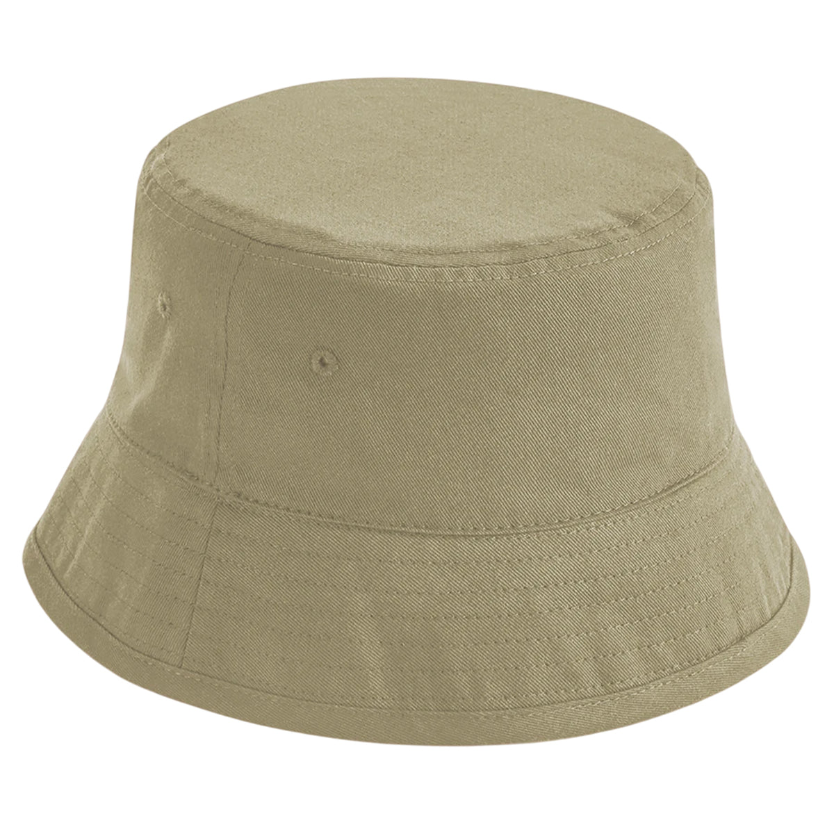 Desert Sand - Front - Beechfield Unisex Adult Organic Cotton Bucket Hat