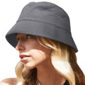 Graphite Grey - Back - Beechfield Unisex Adult Organic Cotton Bucket Hat