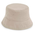 Sand - Front - Beechfield Unisex Adult Organic Cotton Bucket Hat