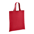 Red - Front - Brand Lab Cotton Short Handle Shopper Bag