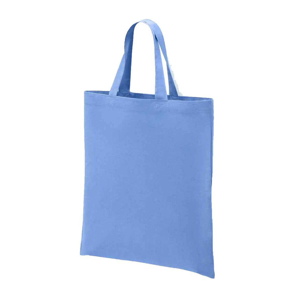Denim - Back - Brand Lab Cotton Short Handle Shopper Bag