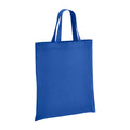 Royal Blue - Front - Brand Lab Cotton Short Handle Shopper Bag