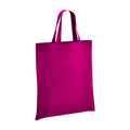 Fusion Pink - Front - Brand Lab Cotton Short Handle Shopper Bag