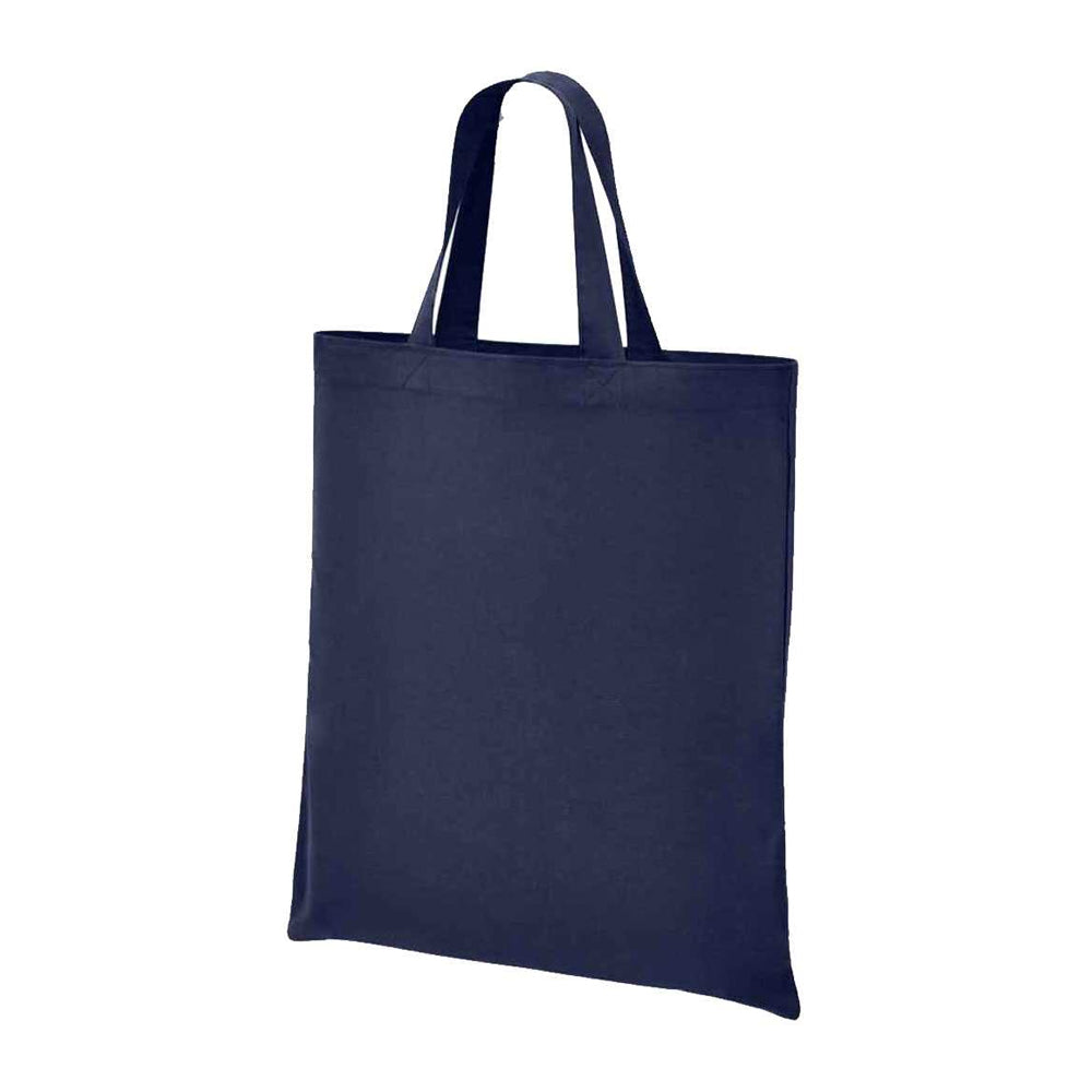 Navy - Back - Brand Lab Cotton Short Handle Shopper Bag
