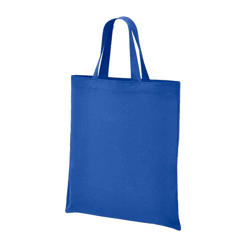 Royal Blue - Back - Brand Lab Cotton Short Handle Shopper Bag