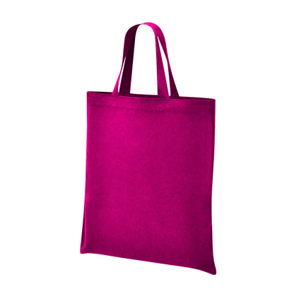 Fusion Pink - Back - Brand Lab Cotton Short Handle Shopper Bag