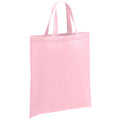 Light Pink - Front - Brand Lab Cotton Short Handle Shopper Bag