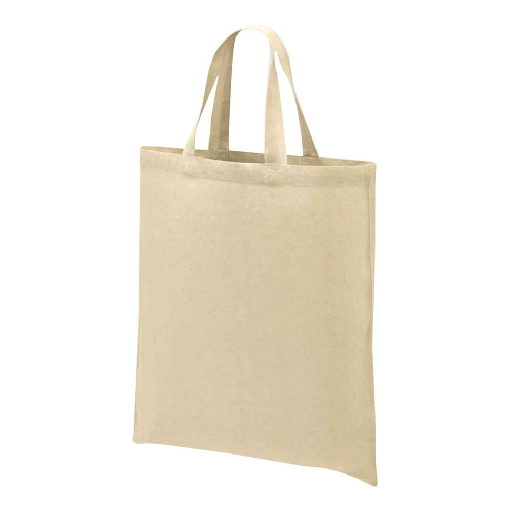 Natural - Back - Brand Lab Cotton Short Handle Shopper Bag