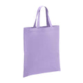 Lavender - Front - Brand Lab Cotton Short Handle Shopper Bag