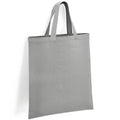 Silver - Front - Brand Lab Organic Cotton Short Handle Shopper Bag