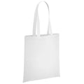 White - Front - Brand Lab Organic Cotton Long Handle Shopper Bag