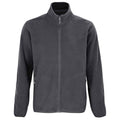 Charcoal - Front - SOLS Mens Factor Recycled Fleece Jacket