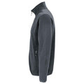 Charcoal - Back - SOLS Mens Factor Recycled Fleece Jacket