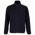 Navy - Front - SOLS Mens Factor Recycled Fleece Jacket