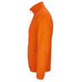 Orange - Back - SOLS Mens Factor Recycled Fleece Jacket