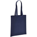 Navy - Front - Brand Lab Organic Shopper Bag