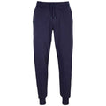 French Navy - Front - SOLS Unisex Adult Jumbo Organic Jogging Bottoms