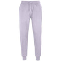 Lilac - Front - SOLS Unisex Adult Jumbo Organic Jogging Bottoms