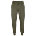 Khaki Green - Front - SOLS Unisex Adult Jumbo Organic Jogging Bottoms