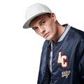 White - Back - Beechfield 5 Panel Organic Baseball Cap