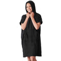 Black - Back - Towel City Childrens-Kids Hooded Towel