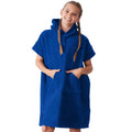 Royal Blue - Front - Towel City Childrens-Kids Hooded Towel