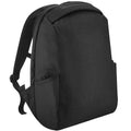 Black - Front - Quadra Project Recycled Backpack