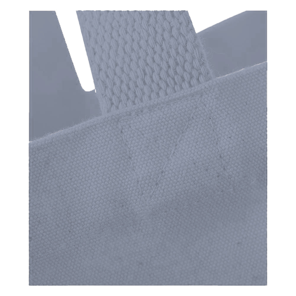 Dusty Blue - Back - Westford Mill Canvas Oversized Tote Bag