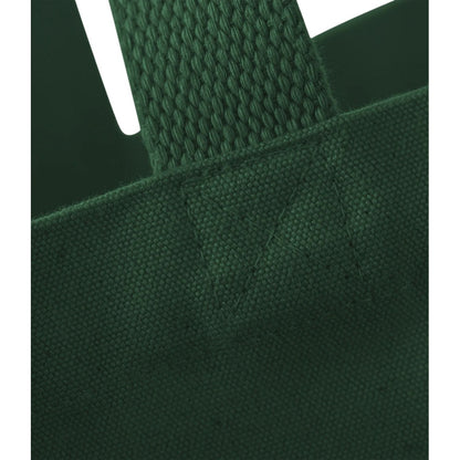Bottle Green - Back - Westford Mill Canvas Oversized Tote Bag