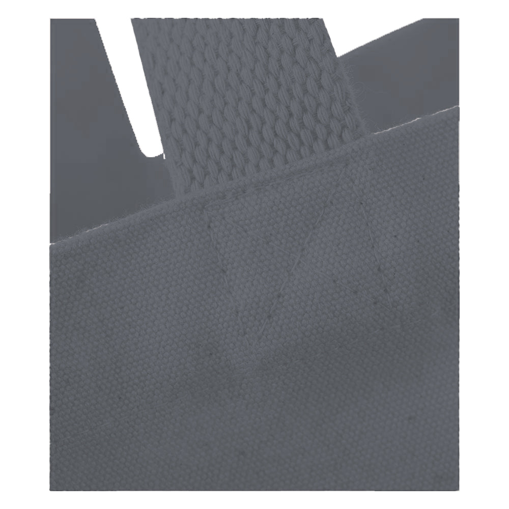 Graphite Grey - Back - Westford Mill Canvas Oversized Tote Bag