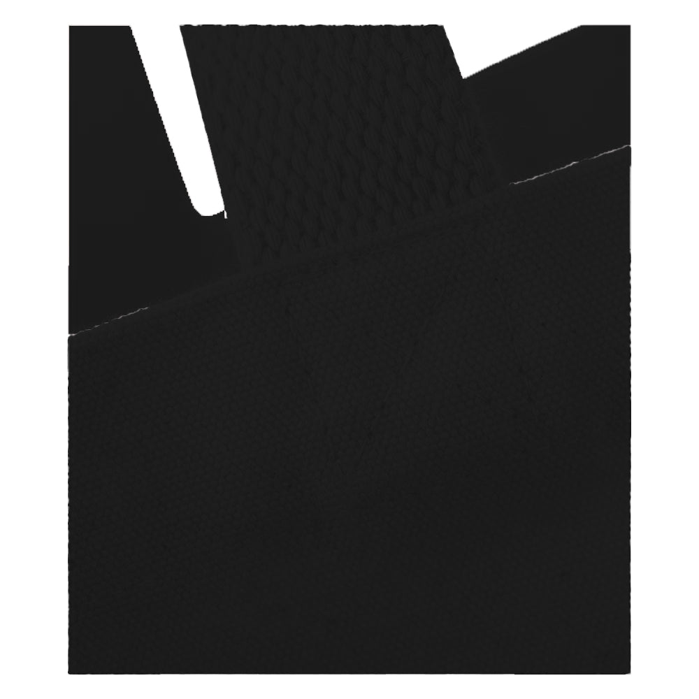 Black - Back - Westford Mill Canvas Oversized Tote Bag