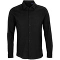 Deep Black - Front - NEOBLU Mens Organic Cotton Formal Shirt
