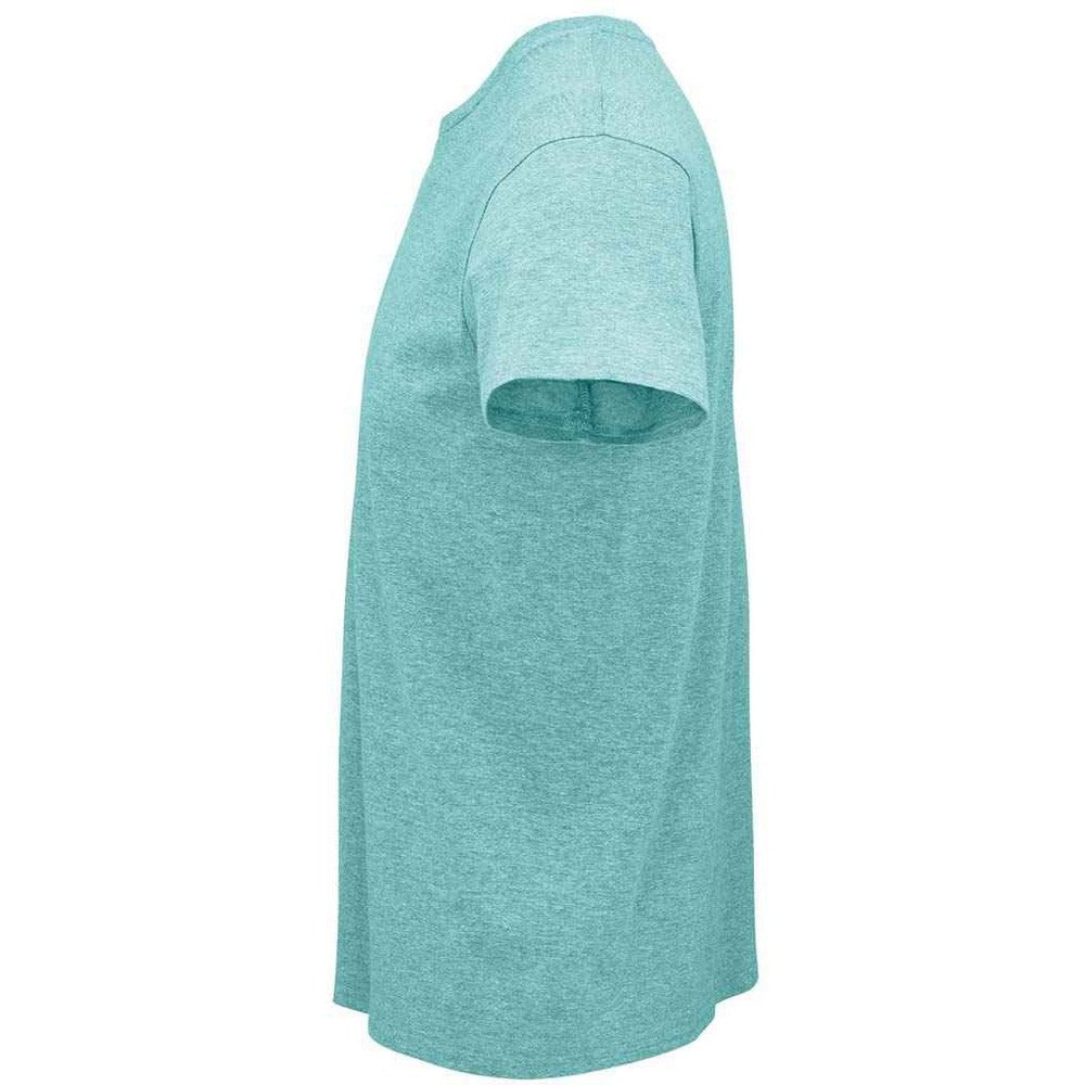 Light Green - Back - SOLS Mens Crusader Heather Organic T-Shirt