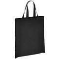 Black - Front - Brand Lab Organic Cotton Shopper Bag