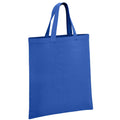Royal Blue - Front - Brand Lab Organic Cotton Shopper Bag