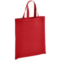 Red - Front - Brand Lab Organic Cotton Shopper Bag