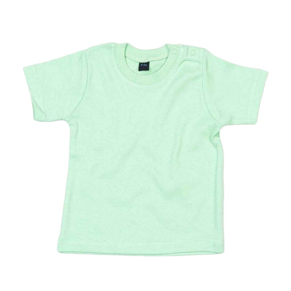 Mint - Front - Babybugz Baby T-Shirt