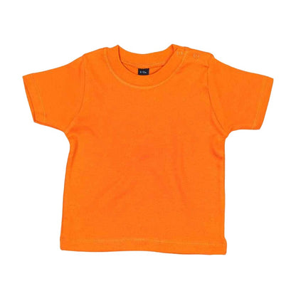 Orange - Front - Babybugz Baby T-Shirt