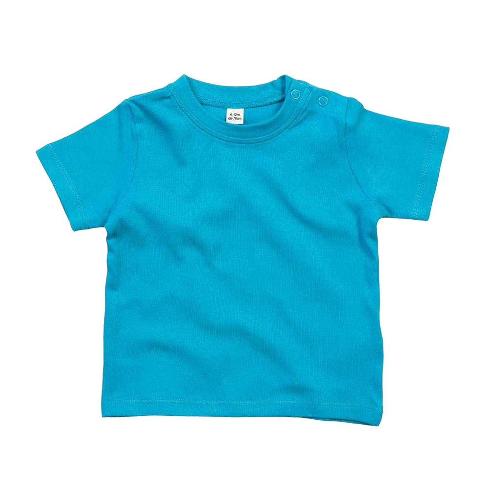 Surf Blue - Front - Babybugz Baby T-Shirt