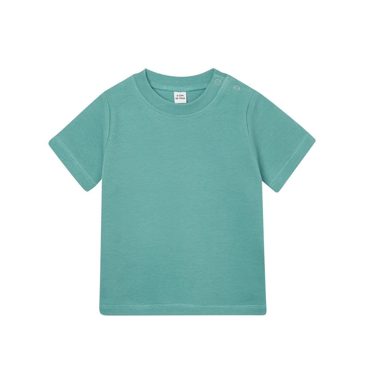 Sage Green - Front - Babybugz Baby T-Shirt
