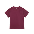 Burgundy - Front - Babybugz Baby T-Shirt