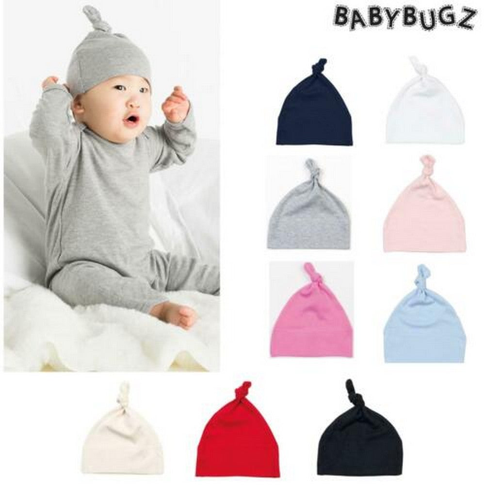 Heather Marl - Side - Babybugz Baby Winter Hat