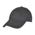 Charcoal - Front - Flexfit Dad Recycled Polyester Baseball Cap