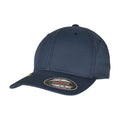 Navy - Front - Flexfit Recycled Polyester Baseball Cap