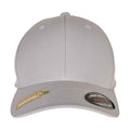 Silver - Side - Flexfit Recycled Polyester Baseball Cap