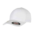 White - Front - Flexfit Recycled Polyester Baseball Cap