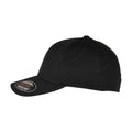 Black - Back - Flexfit Recycled Polyester Baseball Cap