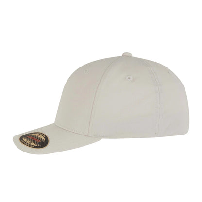 Beige - Front - Flexfit Recycled Polyester Baseball Cap