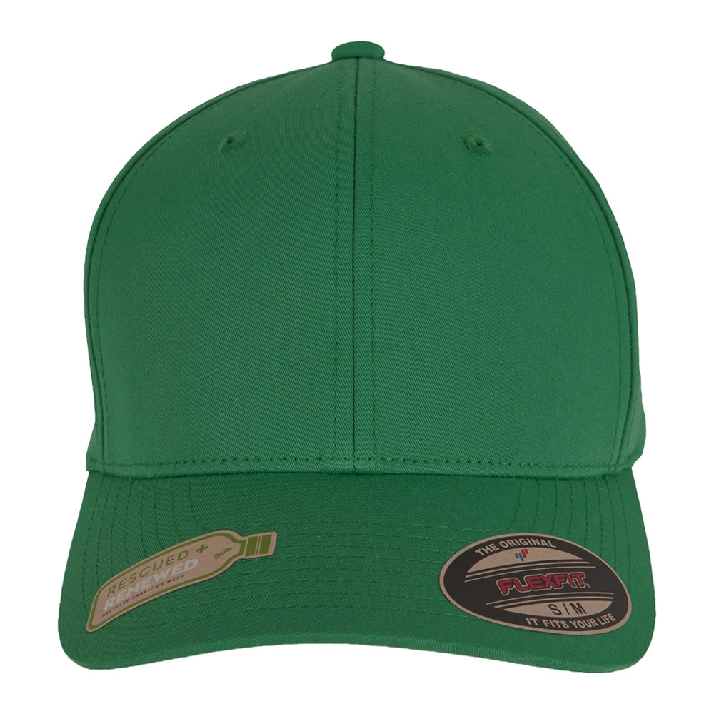 Green - Side - Flexfit Recycled Polyester Baseball Cap